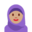 woman with headscarf, medium skin tone